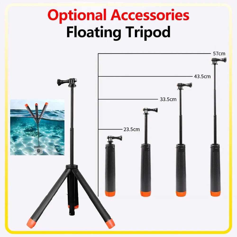 Floating Hand Grip for Action Cameras