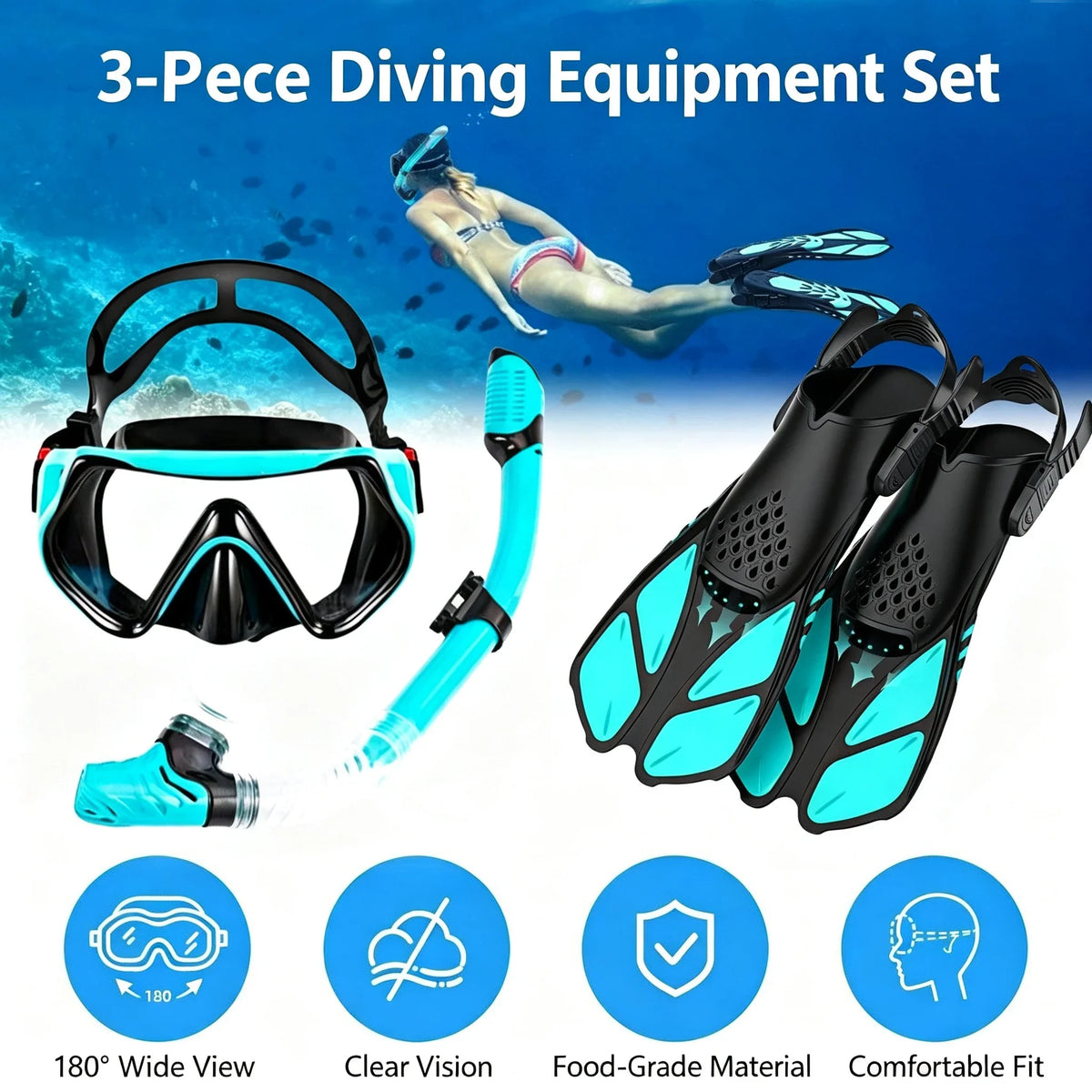 Snorkel & Fin Set