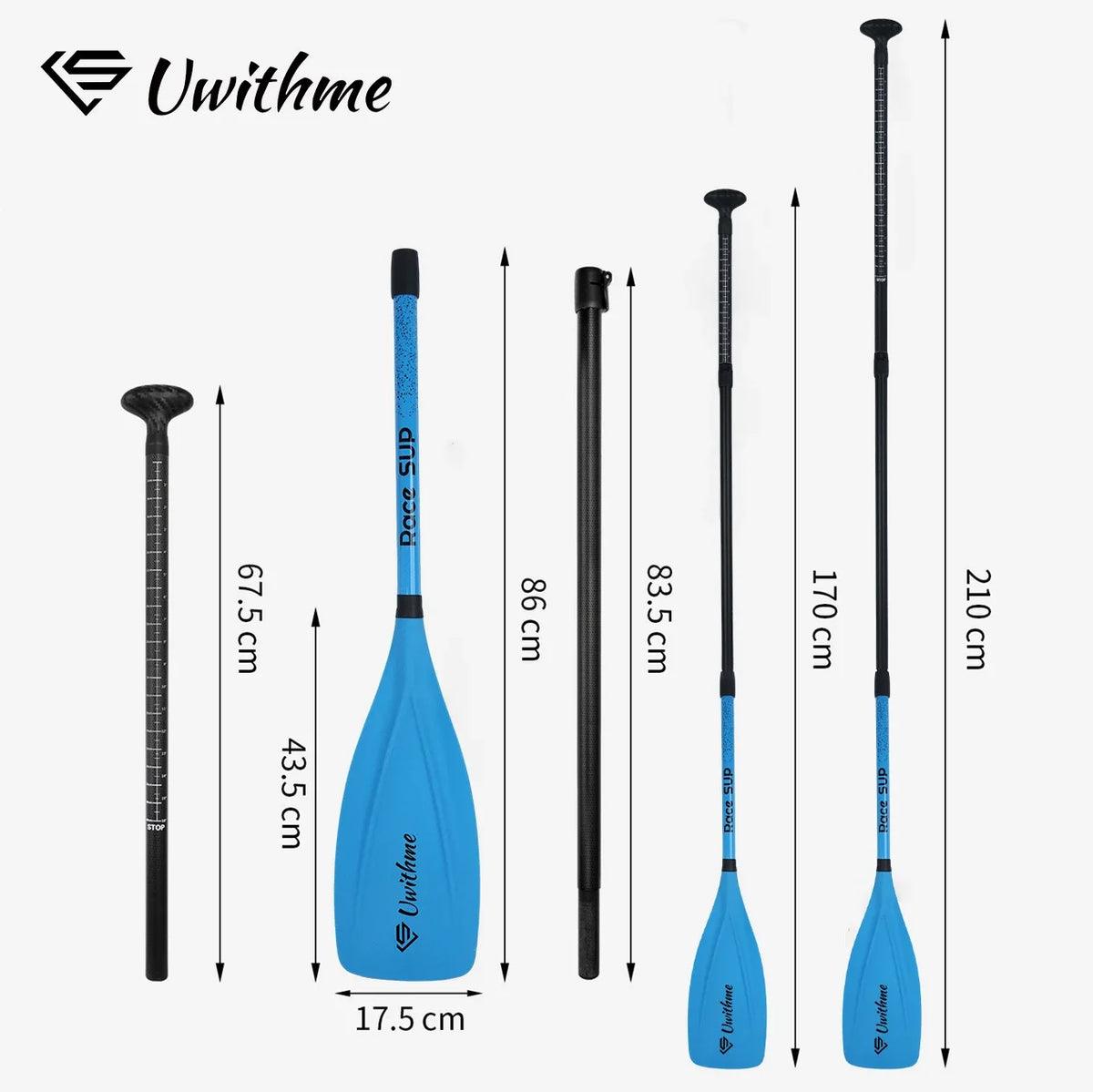 Adjustable Carbon SUP Paddle
