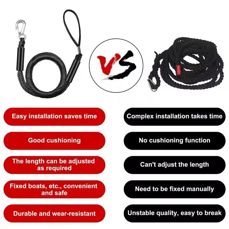 Bungee Dock Lines — 2 Pack