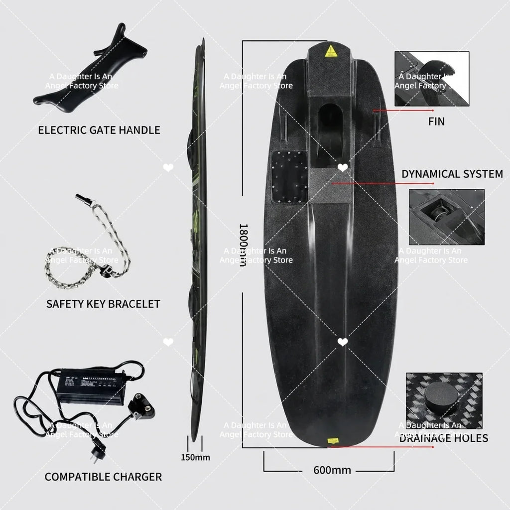 Electric Jet Board — 50km/h Top Speed