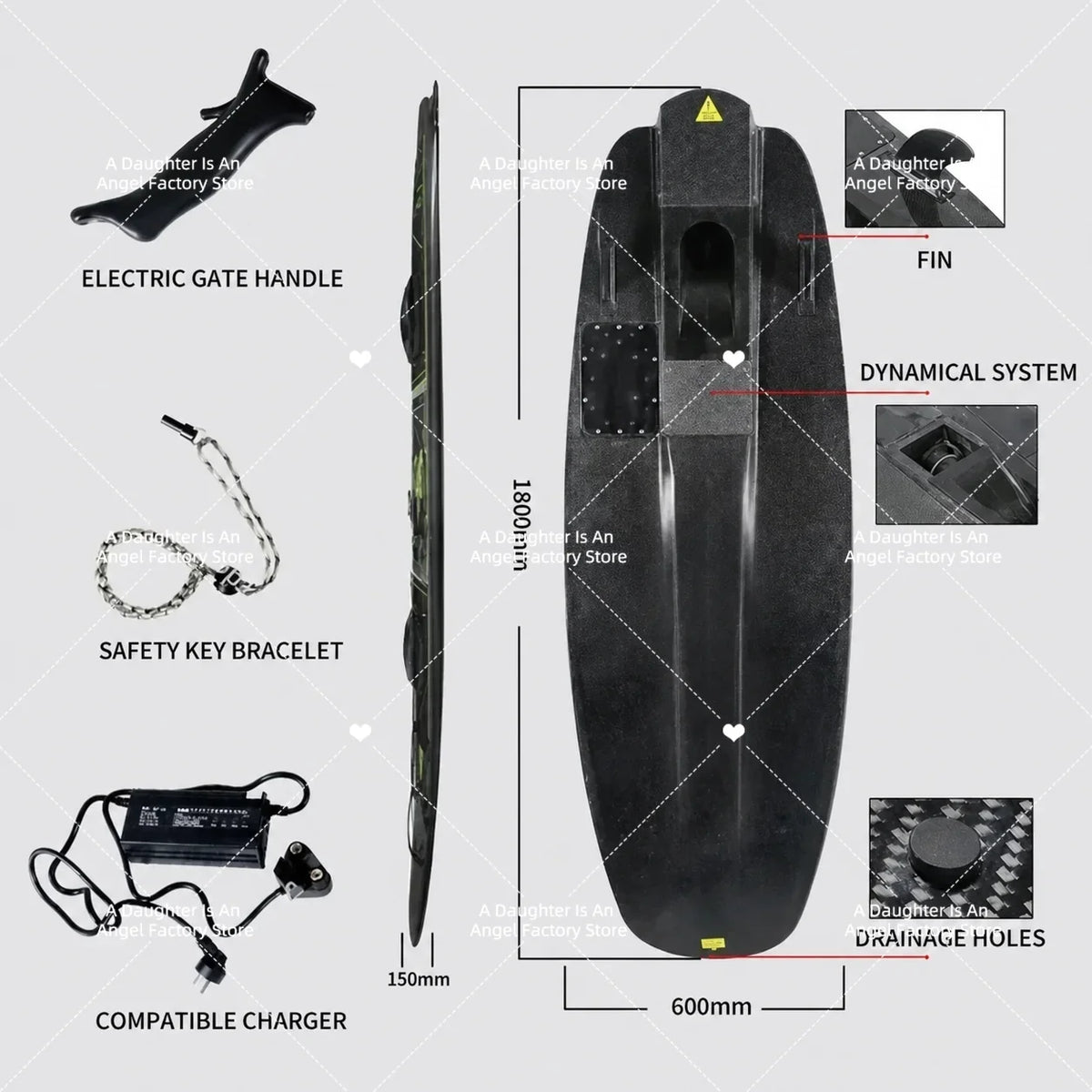 Electric Jet Board — 50km/h Top Speed