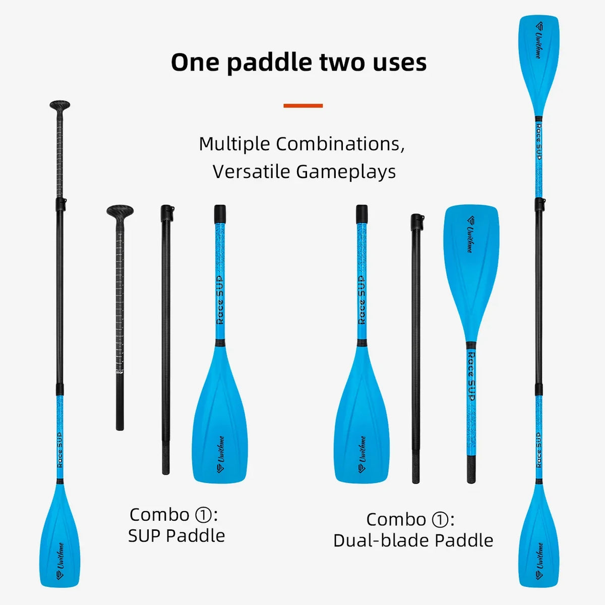 Adjustable Carbon SUP Paddle