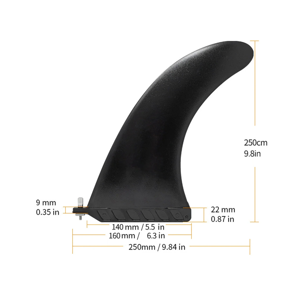 SUP Center Fin — 10"