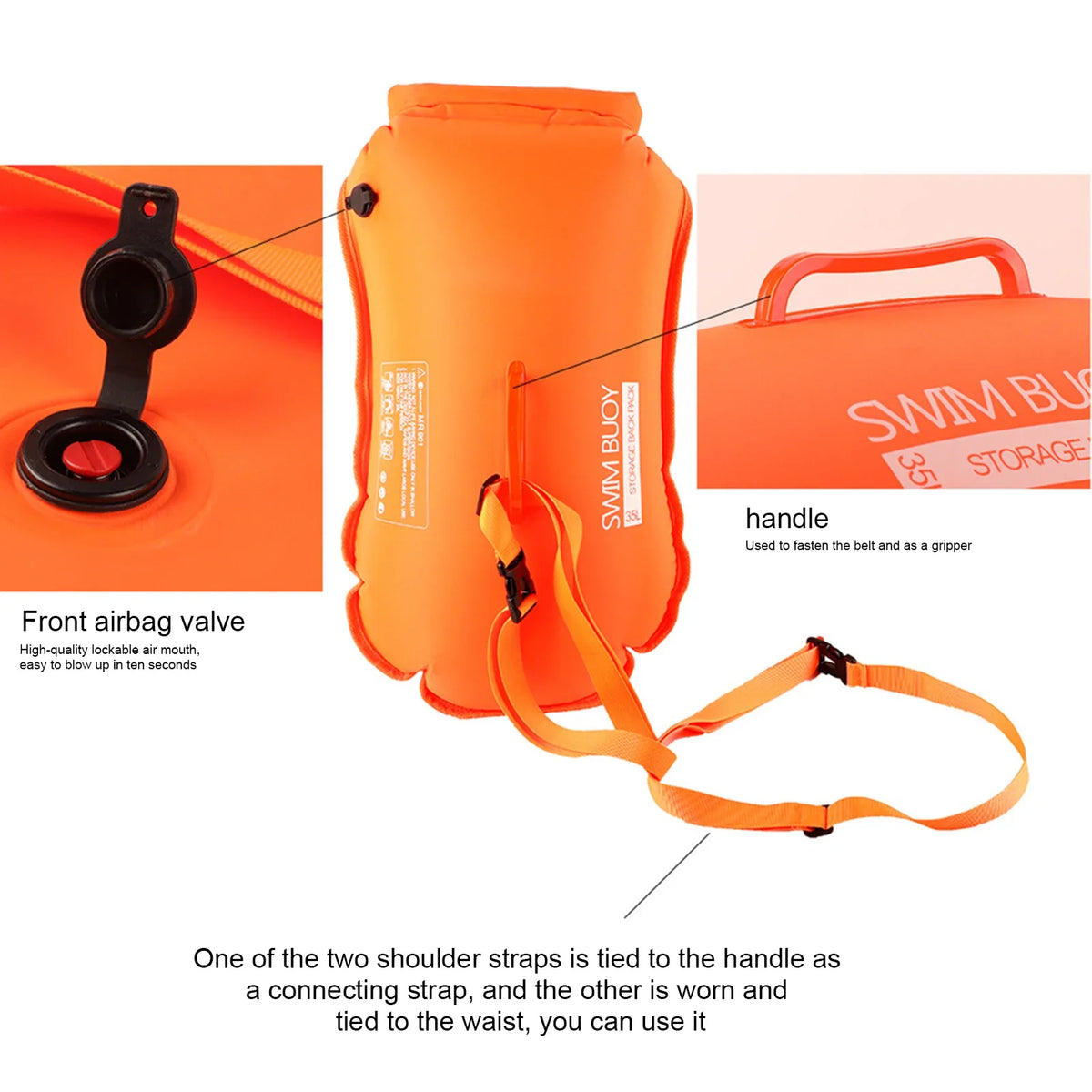 Waterproof Dry Bag Backpack — 28/35L