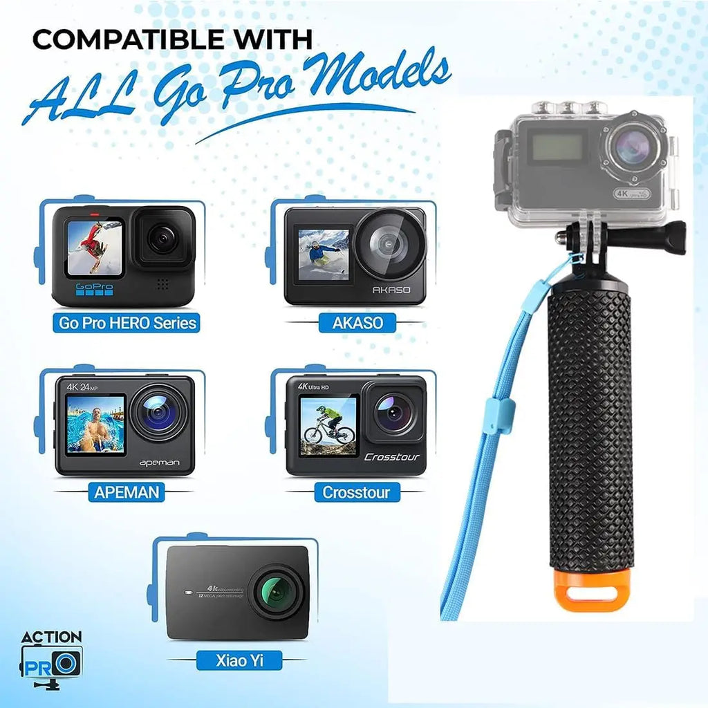 Floating Hand Grip — Action Camera Mount