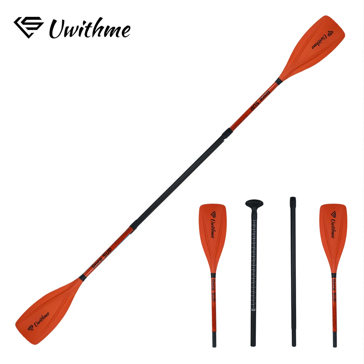 4-Section Carbon Paddle — Convertible SUP/Kayak